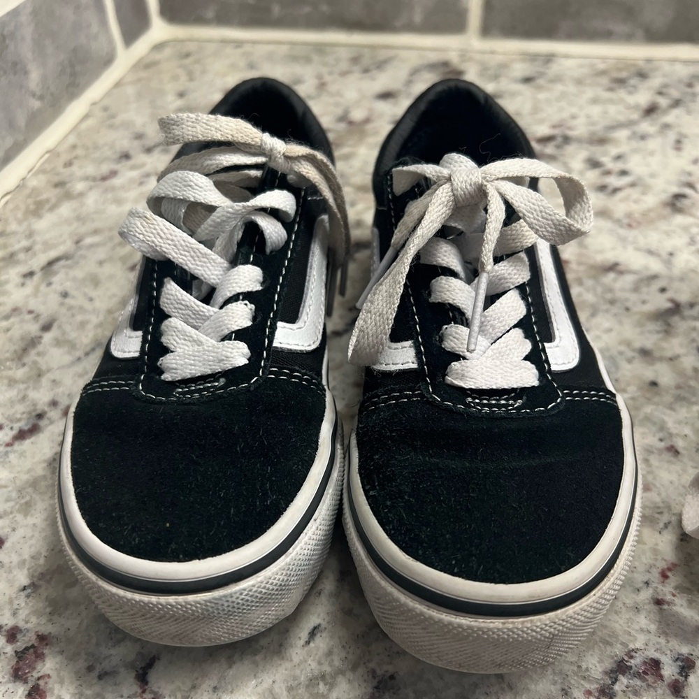 Kids Black Vans